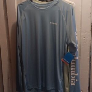 Mens Columbia long sleeve new